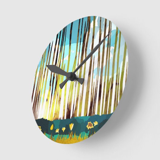 Morning Forest Ronde Klok (Hoek)
