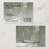 Morning Forest Walk l Natuur Landschap Visitekaartje (Voorkant / Achterkant)