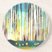 Morning Forest Zandsteen Onderzetter (Voorkant)