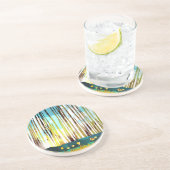 Morning Forest Zandsteen Onderzetter (Zijkant)