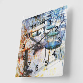 Morning  Franse cafékunst Vierkante Klok (Hoek)