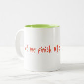 Morning Fuel Tweekleurige Koffiemok (Voorkant links)