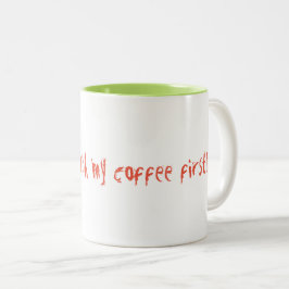 Morning Fuel Tweekleurige Koffiemok