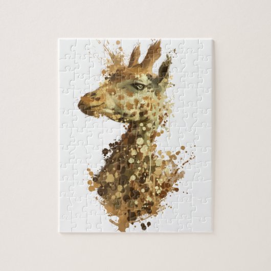 Morning Giraffe Legpuzzel (Verticaal)