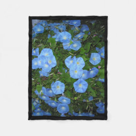 "Morning Glories" Fleece Blanket