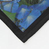 "Morning Glories" Fleece Blanket Deken (Hoek)