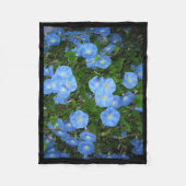 "Morning Glories" Fleece Blanket Deken (Voorkant)