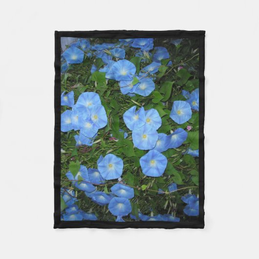 "Morning Glories" Fleece Deken (Voorkant)
