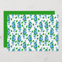 Morning Glories Floral Botanical Note Card Notitiekaartje