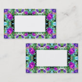 Morning Glories Flowery Visitekaartje (Voorkant / Achterkant)