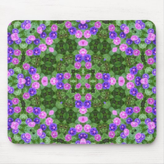 Morning Glories Mousepad Muismat (Voorkant)