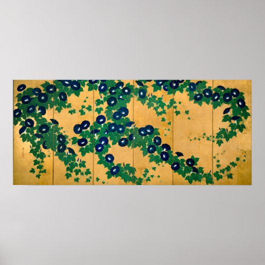 Morning Glories | Vroege 19e eeuw Poster (Voorkant)