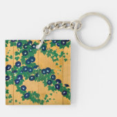 Morning Glories | Vroege 19e eeuw Sleutelhanger (Achterkant)