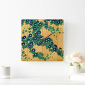 Morning Glories | Vroege 19e eeuw Vierkante Klok (Huis)