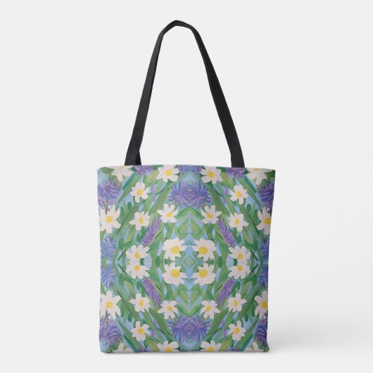 Morning Glorious Floral Canvas tas (Achterkant)