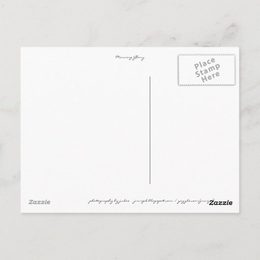 Morning Glory (2) Briefkaart (Achterkant)