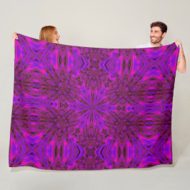 Morning Glory 2 Fleece Deken