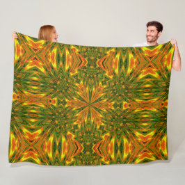Morning Glory 3 Fleece Deken