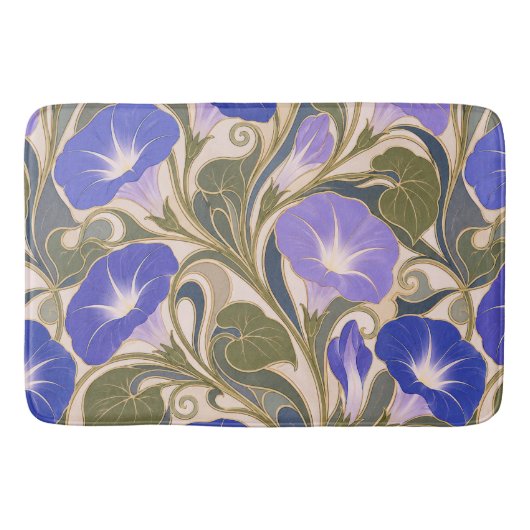 Morning Glory Art Nouveau Badmat (Voorkant)