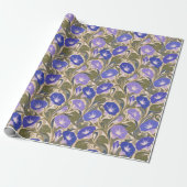 Morning Glory Art Nouveau Cadeaupapier (Uitgerold)