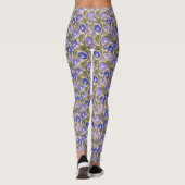 Morning Glory Art Nouveau Leggings (Achterkant)