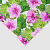 Morning Glory bloemenpatroon Tissuepapier (Detail)