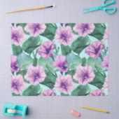 Morning Glory bloemenretro patroon Tissuepapier (Craft)