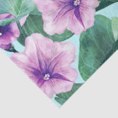 Morning Glory bloemenretro patroon Tissuepapier (Detail)