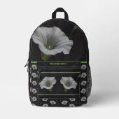 Morning Glory Bloemspiegel Gepersonaliseerd Bedrukte Rugzak (Voorkant)