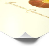 Morning Glory Blue Illustration Foto Afdruk (Hoek)