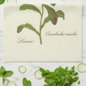 Morning Glory Blue Illustration Theedoek (Gevouwen)