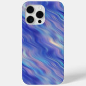 Morning Glory Blue Wavy Texture Case-Mate iPhone Case (Achterkant)