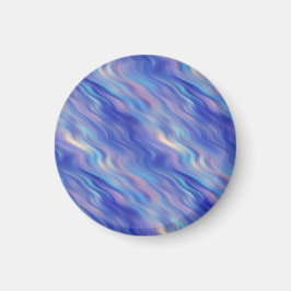Morning Glory Blue Wavy Texture Magneet