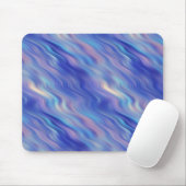 Morning Glory Blue Wavy Texture Muismat (Met muis)