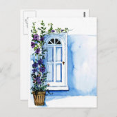 morning glory briefkaart (Voorkant / Achterkant)