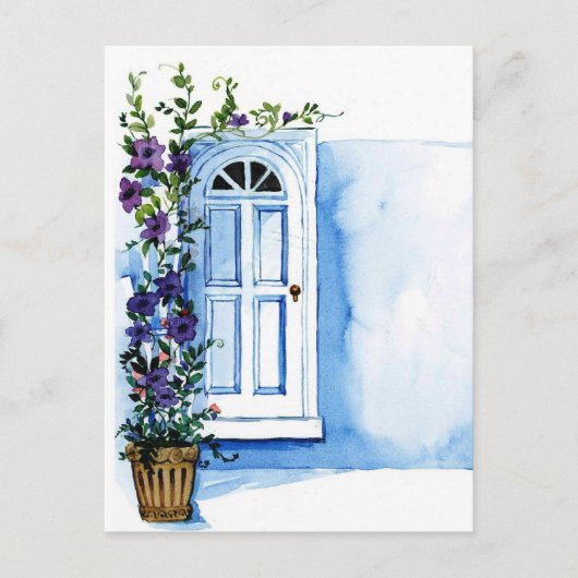 morning glory briefkaart (Voorkant)