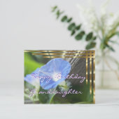 Morning Glory Briefkaart voor elke gelegenheid - a (Staand voorkant)