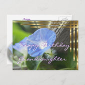 Morning Glory Briefkaart voor elke gelegenheid - a (Voorkant / Achterkant)