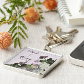 Morning Glory Bruiloft - Gepersonaliseerd Sleutelh Sleutelhanger (Zijkant)