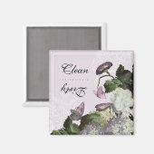 Morning Glory Clean Vuil Vaatwasser Magneet (Voorkant / Achterkant)