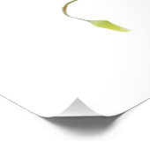 Morning Glory en Butterfly Foto Afdruk (Hoek)