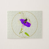 Morning Glory en Butterfly Legpuzzel (Horizontaal)