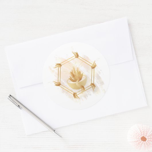 Morning Glory Encr Logo Stickers (Envelop)