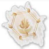 Morning Glory Encr Logo Vinyl Sticker (Voorkant)