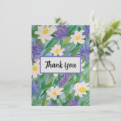 Morning Glory Floral Bedankt notities (Staand voorkant)