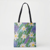 Morning Glory Floral Canvas tas (Voorkant)