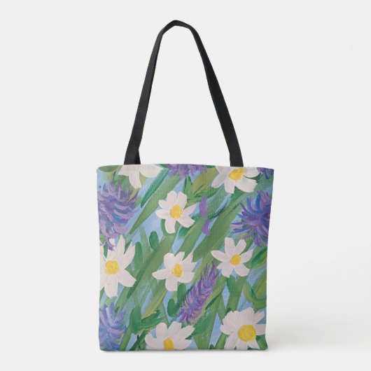 Morning Glory Floral Canvas tas (Achterkant)