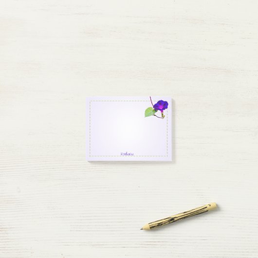 Morning Glory Floral Fotografie Natuur Post-it® Notes (Op bureau)