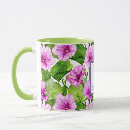 Morning Glory Floral Mok (Links)