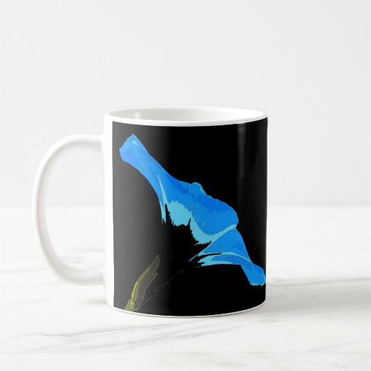 Morning Glory Flower Art Koffiemok (Links)